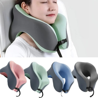 Portable U-shaped Travel Pillow Memory Foam Sleeping Pillows Office